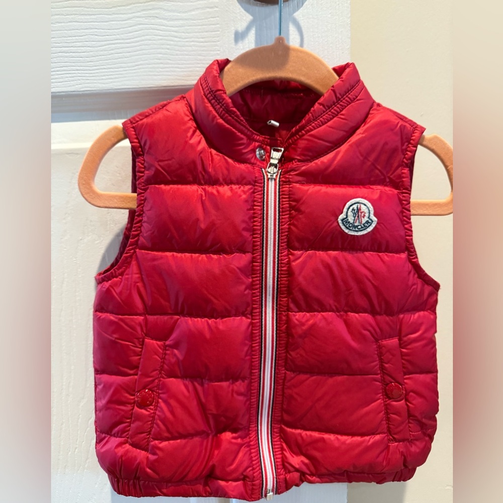 Moncler Vibrant Red Longue Saison Jacket